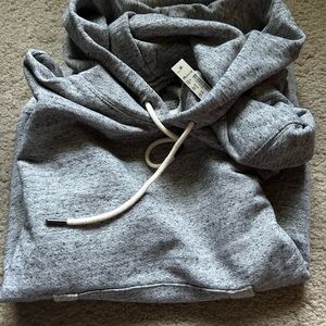 Madewell grey hooded sweatshirt (x-small) NWT